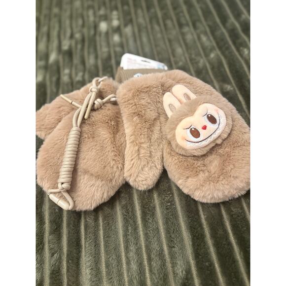 Pop Mart Accessories - NEW Brown Labubu Pop Mart Mittens